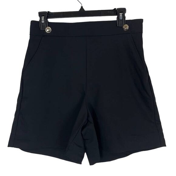 Marella shorts black Usual high waisted - Picture 1 of 4